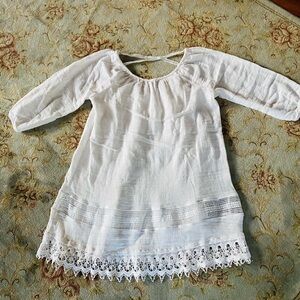 Gypsy 05 White Lace Trim Coverup